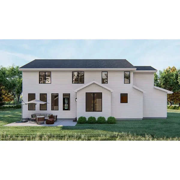 Farmhouse Plan Rear Photo 01 - Anderson Luxury Home 123D-0289 | House Plans and More