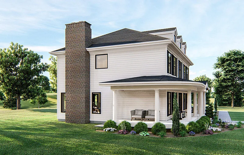 Southern House Plan Side View Photo - Charleston Southern Home 123D-0291 | House Plans and More