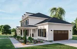 Southern House Plan Side View Photo 01 - Charleston Southern Home 123D-0291 | House Plans and More