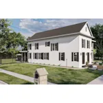 Modern House Plan Side View Photo - Ashville Hill Southern Home 123D-0299 | House Plans and More