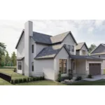 Traditional House Plan Front Photo 01 - Dunnig Two-Story Home 123D-0302 | House Plans and More