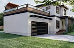 Rustic House Plan Garage Photo - Quinn Modern Home 123D-0303 | House Plans and More