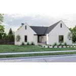 Country French House Plan Front of Home - Broadmoor Modern Home 123D-0306 | House Plans and More