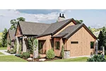 Rustic House Plan Side View Photo 01 - Bramble Hill Craftsman Home 123D-0313 | House Plans and More