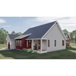 Lake House Plan Side View Photo 01 - Stoney Hill Modern Farmhouse 123D-0317 | House Plans and More