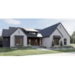 Modern House Plan Front Photo 01 - Fullerton Trail Modern Home 123D-0323 - Shop House Plans and More