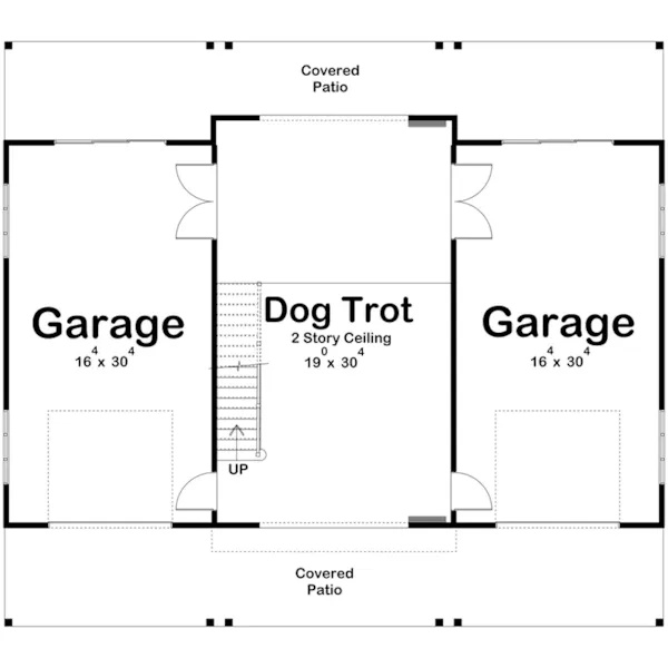 Florida House Plan First Floor - Hazel Modern Farmhouse 123D-0326 | House Plans and More