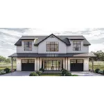 Florida House Plan Front of Home - Hazel Modern Farmhouse 123D-0326 | House Plans and More