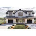 Florida House Plan Front Photo 03 - Hazel Modern Farmhouse 123D-0326 | House Plans and More