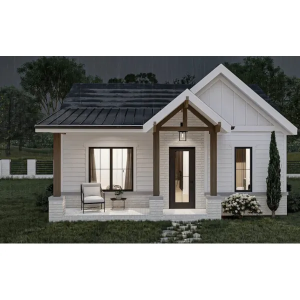 Modern Farmhouse Plan Front Photo 01 - Fairview Cottage ADU Home Plan