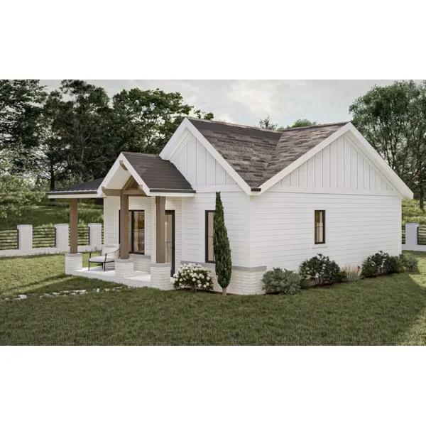 Modern Farmhouse Plan Front Photo 02 - Fairview Cottage ADU Home Plan