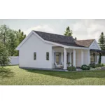 Building Plans Side View Photo - 123D-0444 | House Plans and More