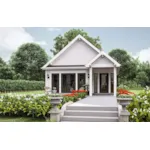 Ranch House Plan Front of Home - Cedar Creek Cove Craftsman Home Plan