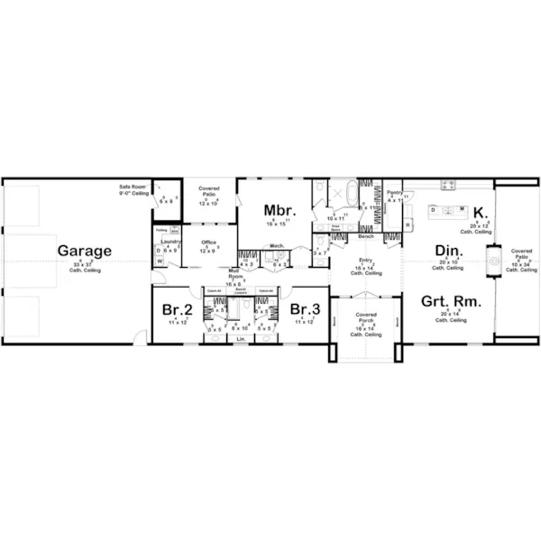 Floor Plan - 123D-0500