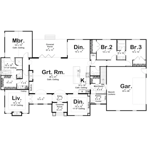 Floor Plan - 123D-0516