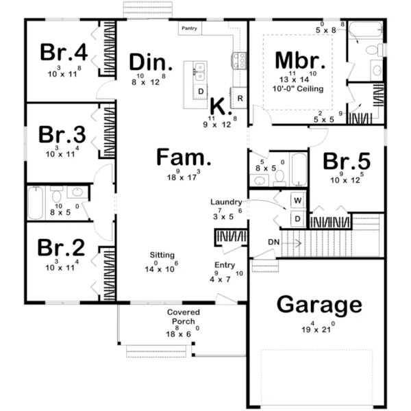 Floor Plan - 123D-0521