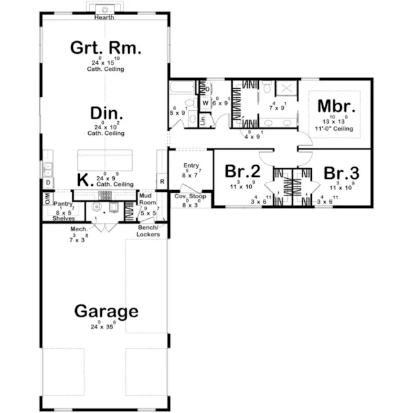 Floor Plan - 123D-0524