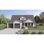 Farmhouse Plan Front of House 123D-0550