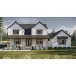Country House Plan Front of House 123D-0552