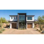 Contemporary House Plan Front of House 123D-0560
