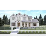 Modern Farmhouse Plan Front of House 123D-0562