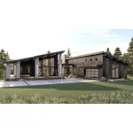 Ranch House Plan Front of House 123D-0565