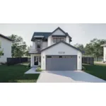 Farmhouse Plan Front of House 123D-0576