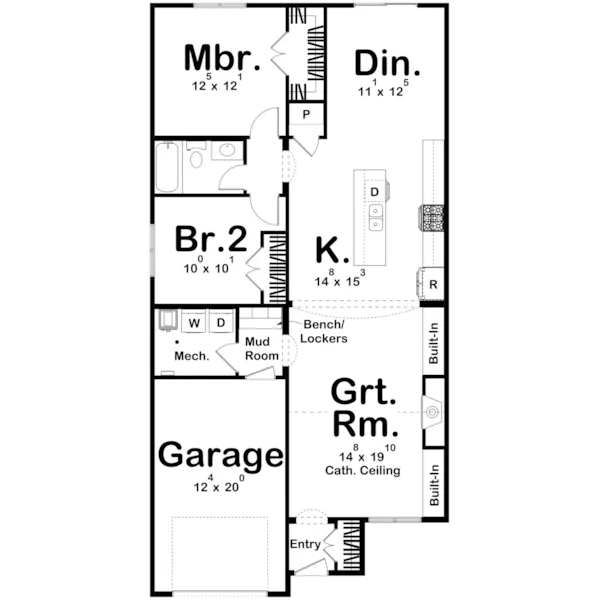 Floor Plan - 123D-0581