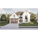Modern House Plan Front of House 123D-0587