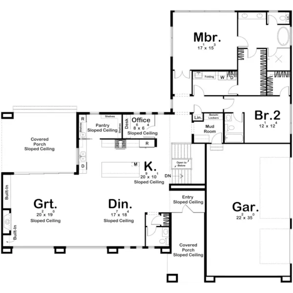 Floor Plan - 123D-0588