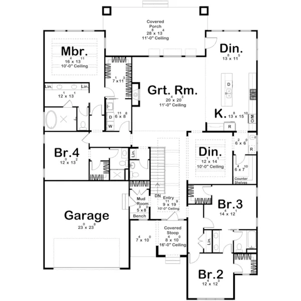 Floor Plan - 123D-0589