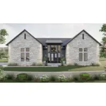 Mountain House Plan Front of House 123D-0592