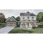 Craftsman House Plan Front of House 123D-0594