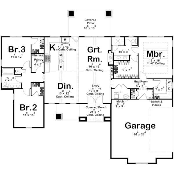 Floor Plan - 123D-0596