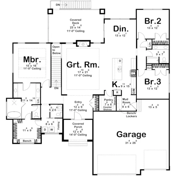 Floor Plan - 123D-0599