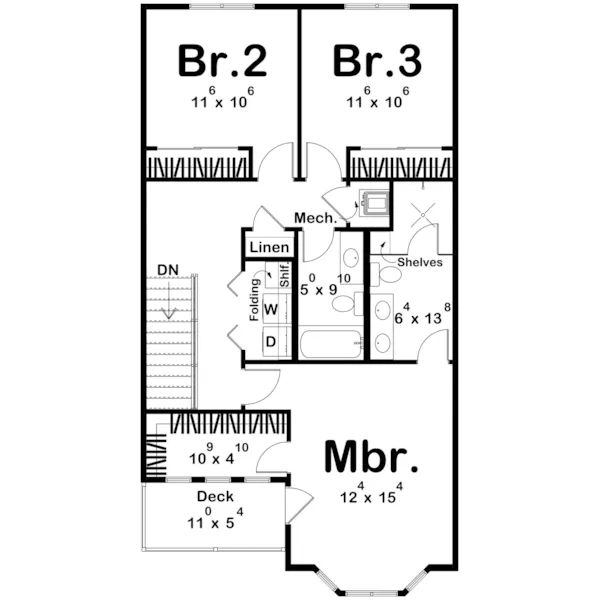Floor Plan - 123D-0600