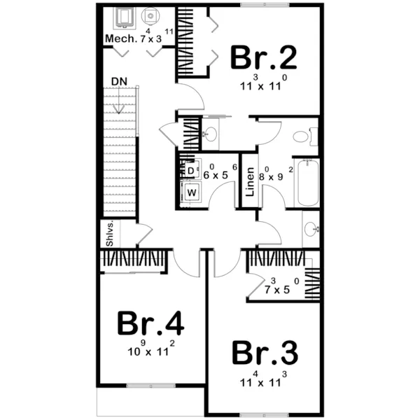 Floor Plan - 123D-0606