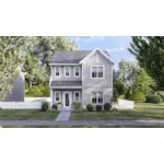 Modern Farmhouse Plan Front of House 123D-0608