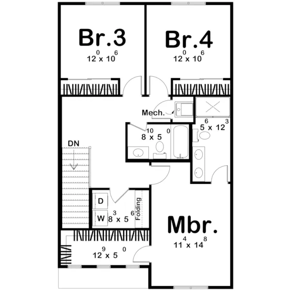 Floor Plan - 123D-0608