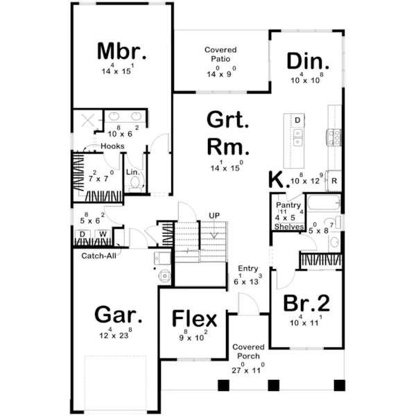 Floor Plan - 123D-0610