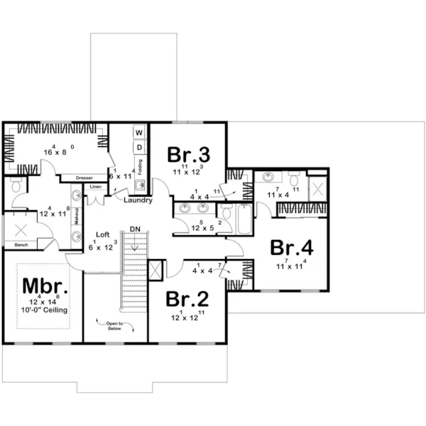 Floor Plan - 123D-0611