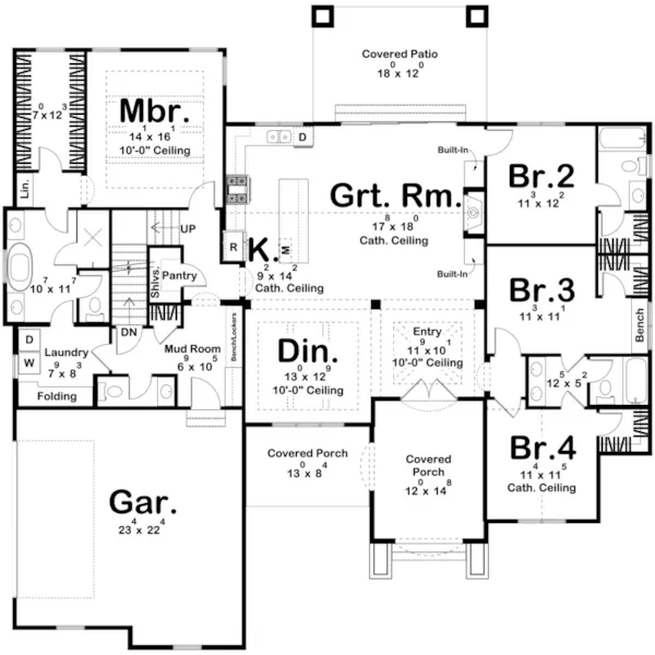 Floor Plan - 123D-0614