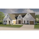 Modern House Plan Front of House 123D-0616
