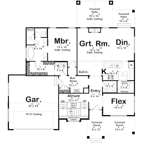 Floor Plan - 123D-0617