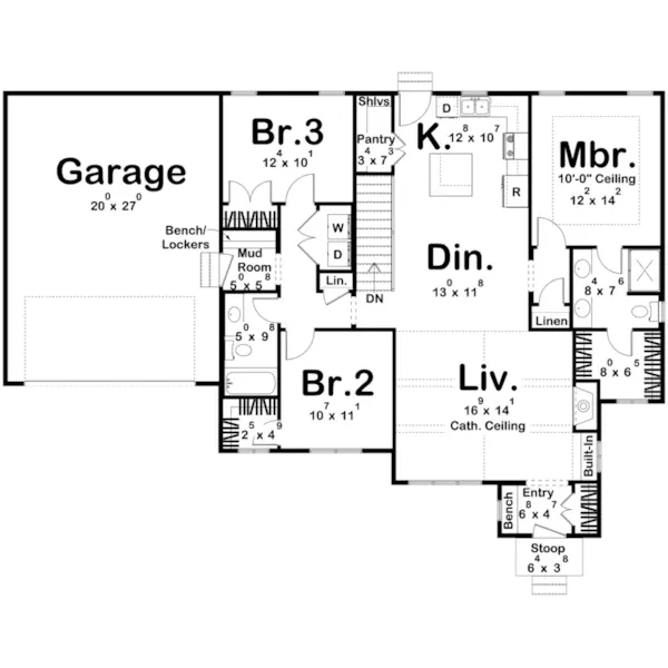 Floor Plan - 123D-0618