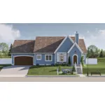 European House Plan Front of House 123D-0618