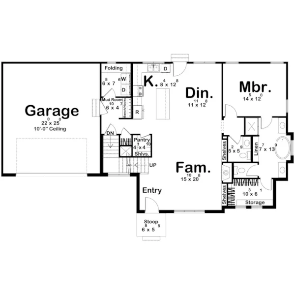 Floor Plan - 123D-0623