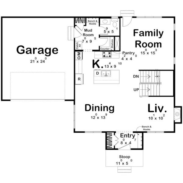 Floor Plan - 123D-0624