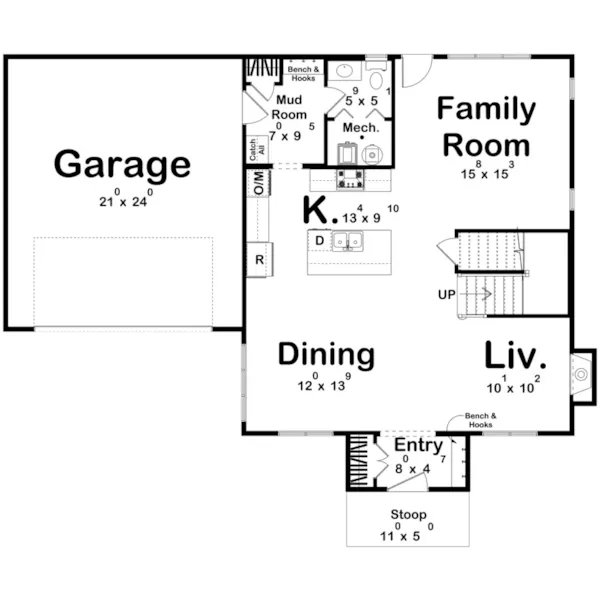 Floor Plan - 123D-0624