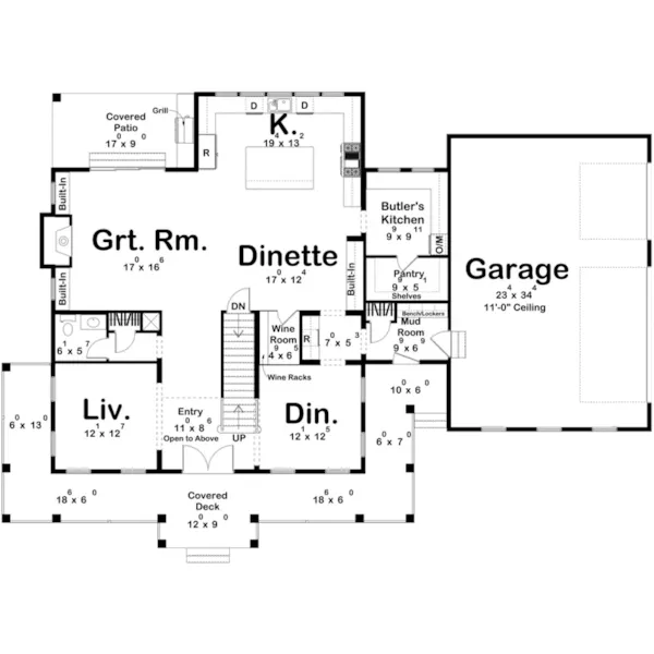 Floor Plan - 123D-0627